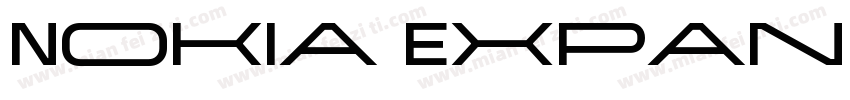Nokia Expanded字体转换
